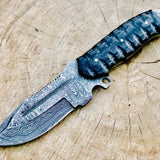 New Custom Handmade Damascus Steel Tactical Hunting Knife
