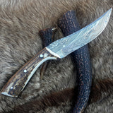 Damascus Narrow Blade Knife