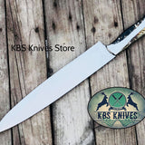 Custom Handmade D2 Stainless steel Chef/Kitchen Knife