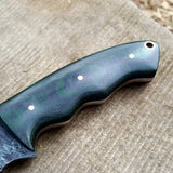 Custom Handmade Hammered 1095 High Carbon Steel Blade Knife