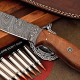 Custom Handmade Damascus Steel Skinning/Camping/Hunting Knife