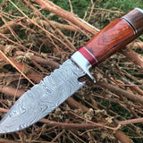 Custom Handmade Damascus Steel Hunting Knife