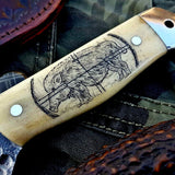 Custom Handmade Hand Forged 1095 High Carbon Steel Hunting Camping Knife