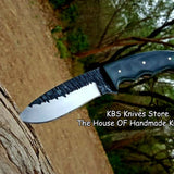 Custom Handmade Hammered 1095 High Carbon Steel Blade Knife