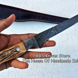 Sharp Fillet Knife – 7" Damascus Steel Blade