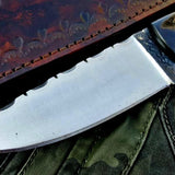 Custom Handmade 1095 High Carbon Steel Hunting Skinning Camping Knife