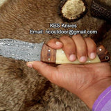 Hand Made Damascus Skinning Knife