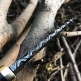 New Custom Handmade Damascus Steel Hunting Knife