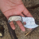 Damascus Blade Mini Skinning Axe