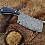 Damascus Hand Made Mini Cleaver Knife