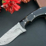 Custom Handmade Damascus Steel Hunting/Skinning Knife