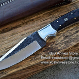 Hand Made D2 Steel Hand Forged Skinning Knife