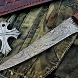 Custom Handmade Damascus Steel Flexible Blade Boning Knife
