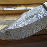 Full Tang Custom Handmade Damascus Steel Skinner Knife