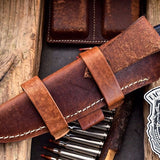 Damascus steel handmade skinning knife
