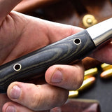 D2 Steel Handmade Fillet Boning Knife With Micarta Handle - 11 Inches" by KBS Knives Store