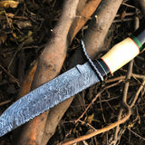 Christmas Sale !!! New Custom Handmade Damascus Steel Hunting Knife
