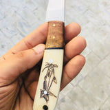 Full Tang Custom Handmade D2 Flexible Blade Fishing Knife