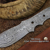 Damascus Blank Blade