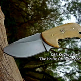 Custom Handmade D2 Steel Blade EDC Skinner Knife