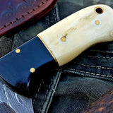 Custom Handmade Damascus Steel Skinner Knife