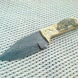 New Damascus Skinny Knife