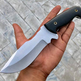 Full Tang Custom Handmade D2 Steel Hunting Camping Knife