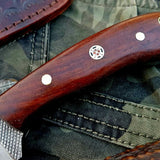 Custom Handmade File Tool Steel Hunting Skinning Knife