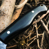 New Full Tang Custom Handmade Damascus Steel Hunting Knife