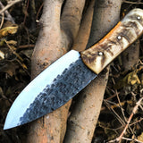New Full Tang Custom Handmade 1095 Steel Skinner Knife