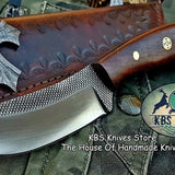 Custom Handmade File Tool Steel Hunting Skinning Knife