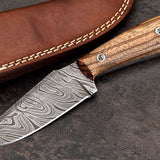 Custom Handmade Damascus Steel Skinning/Camping/Hunting Knife