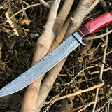 New Custom Handmade Damascus Steel Hunter Knife