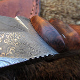 Handmade Damascus Skinning Knife
