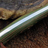 HAND MADE CARBON STEEL SKINNER KNIFE