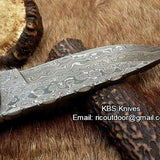 Hand Made Damascus Skinning Knife
