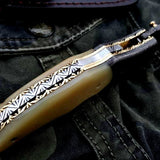 Custom Handmade Damascus Steel Folding Pocket Knife