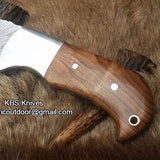 Ridgeback Hunter Custom Handmade Damascus Knife KBS Knives Store