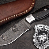 Custom Handmade Damascus Steel Skinning/Camping/Hunting Knife