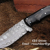 Hand Made Damascus Skinning Knife