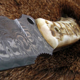 Handmade Damascus Skinning Knife