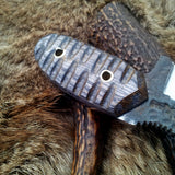 Hand Forge Tanto Neck Knife