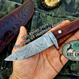 Custom Handmade Damascus Steel Hunting Knife