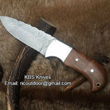 Ridgeback Hunter Custom Handmade Damascus Knife KBS Knives Store