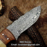 Hand Made Damascus Skinning Knife