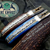 Custom Handmade Damascus Steel Folding Pocket Knives ( Deal )