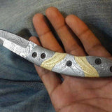 Hand Made Damascus Folding Knife