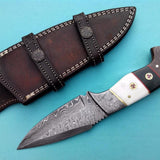 Custom Handmade Damascus Hunter’s Edge Hunting Knife for Precision KBS Knives Store