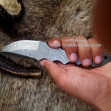 Hand Made Full Damascus Skinning Knife