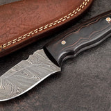 Custom Handmade Damascus Steel Skinning/Camping/Hunting Knife